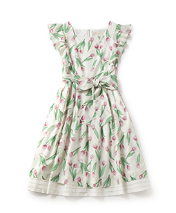 Tulip garden square dress