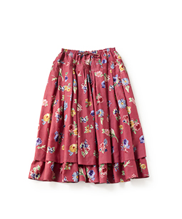 Flower market double skirt