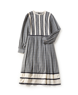 Sheer check Colette dress