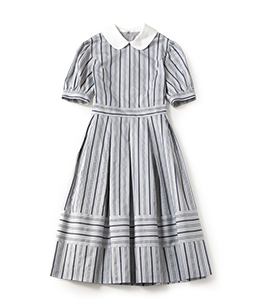 Spring stripe dormitory dress