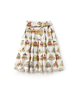 Anniversary cakes dress skirt