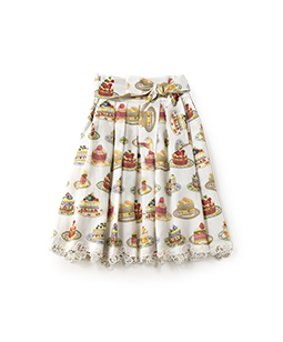 Anniversary cakes dress skirt