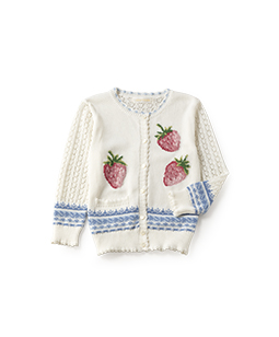  Strawberry cloche lace cardigan