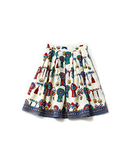 Royal riding club tuck skirt