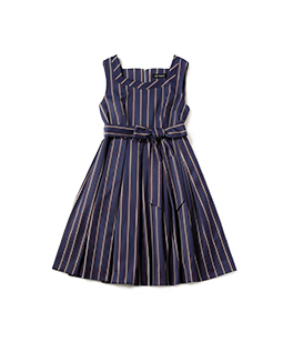 College stripe dormitory dress