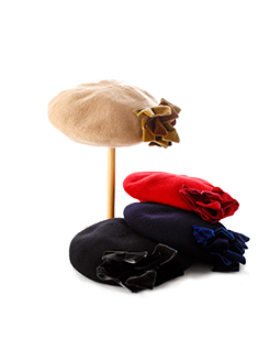 Multiple ribbon beret