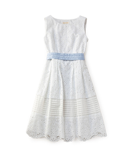 Precious lace sleeveless dress