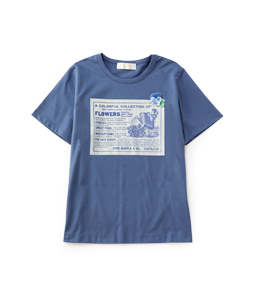 Organic T-cloth violette label T-shirt