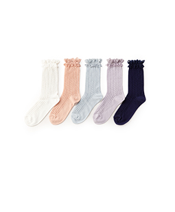 Cloche lace crew socks