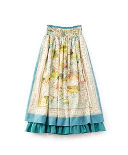 Les merveilles shirring skirt