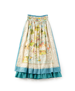 Les merveilles shirring skirt