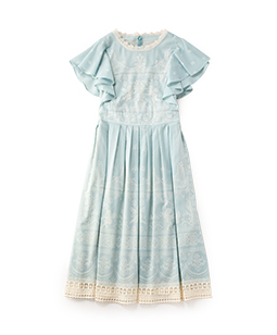 Holy grace flare sleeve dress