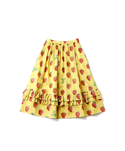 Strawberry field cocoon skirt