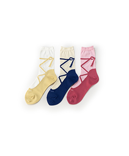 Pointe crew socks