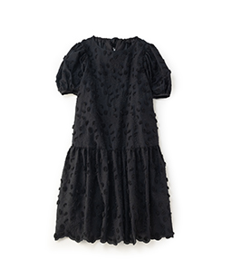 Cut flower lace baby doll dress