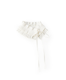 Triple-pleats spare collar