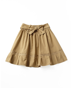 Cotton typewriter ribbon tie skirt 