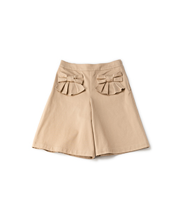 Ribbon pocket culottes pants