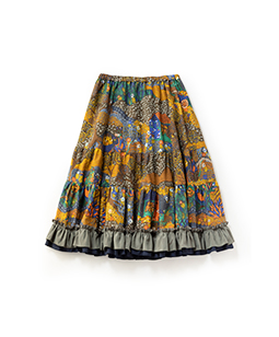 Tiny wild tiered skirt