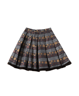 Victorian Jacquard mini-skirt