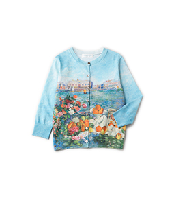 Beautiful painting cardigan