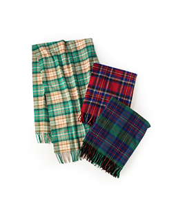 Big tartan stole