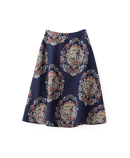 Château gobelin flare skirt  