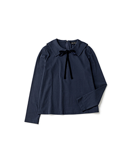 Soft T-cloth dormitory collar pullover