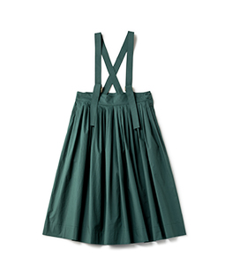 Typewriter cloth suspender skirt