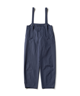 Pin check suspender pants