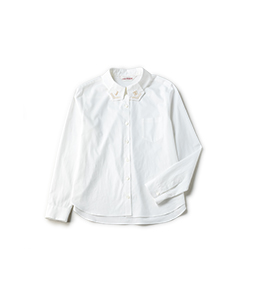 Logo EMB collar shirt