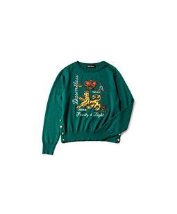 Joyful crest EMB sweater