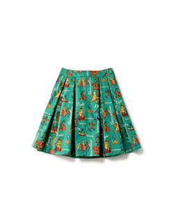 Joyful crest tuck skirt