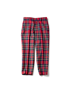 Wool tartan chester pants