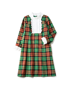 Wool tartan cedric dress