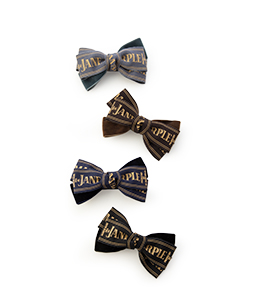 Logo ribbon Velvet ribbon hair corsage 