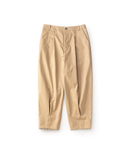 Cotton gabardine cropped pants