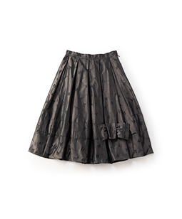 Memory ribbon Jacquard ribbon skirt