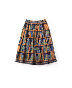 Royal library tuck skirt