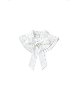 Pleats frill spare collar