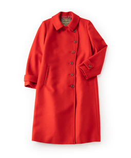 Soft melton riding coat