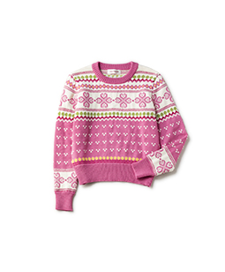 Fine merino fair isle sweater