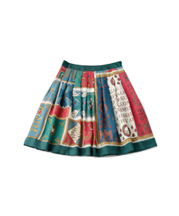 Royal Flag tuck skirt