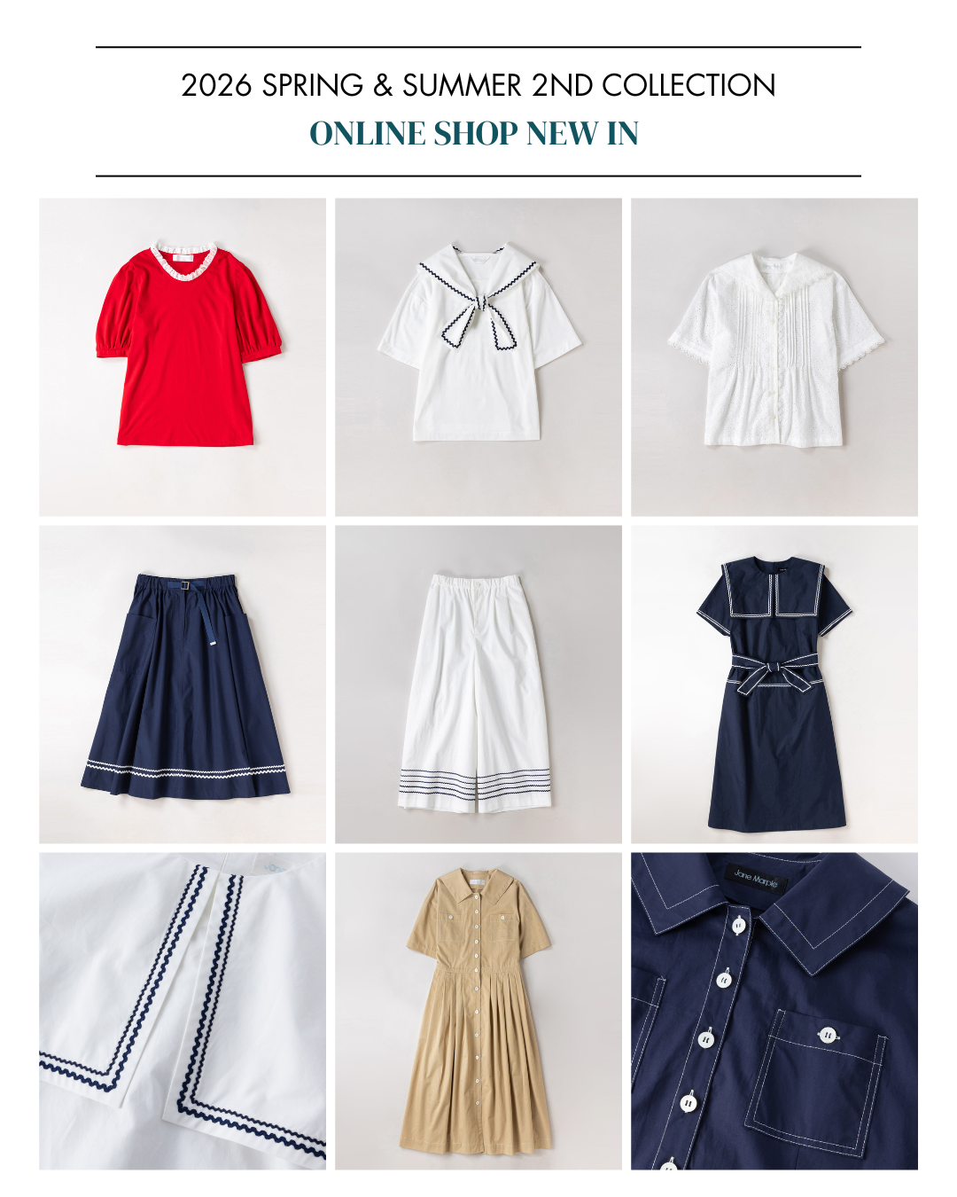 ONLINE SHOP】5/14 NEW IN | Jane Marple Official Web Site | St.Mary