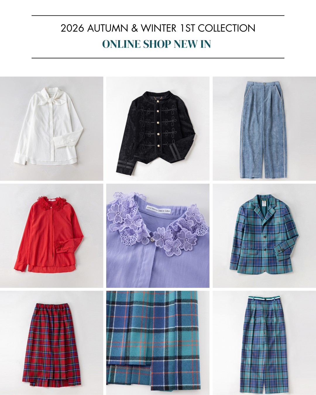 ONLINE SHOP】9/28 NEW IN | Jane Marple Official Web Site | St.Mary