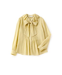 Sherbet voile ruffle collar blouse