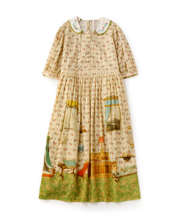 Drawing room tablier dress