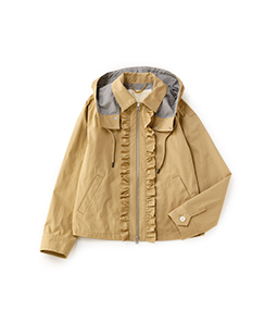 CORDURA twill hooded blouson