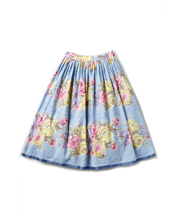 Beautiful Bouquet tuck skirt