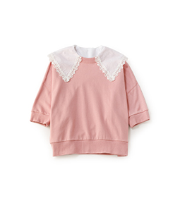 Puritan collar drop sleeve sweatshirt